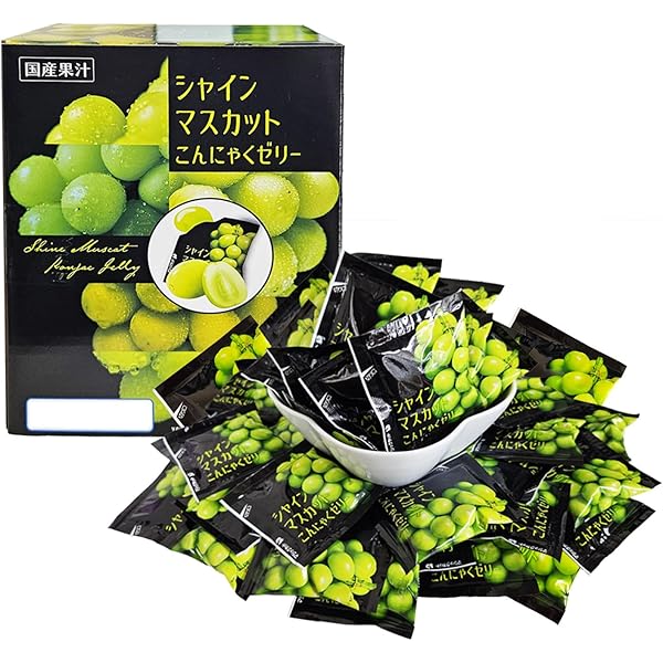 Amazon.co.jp: シャインマスカット こんにゃくゼリー 75個入り